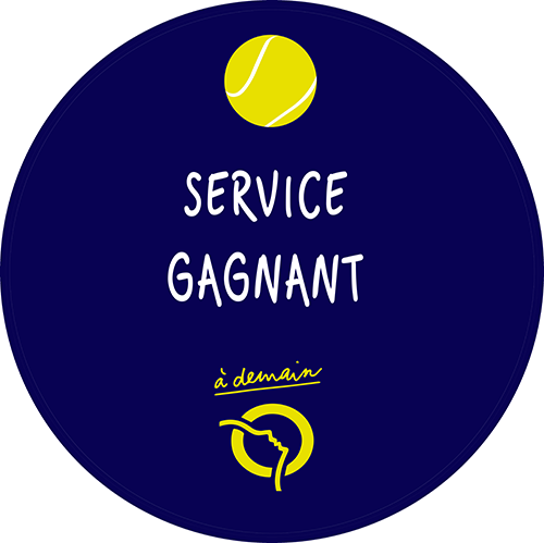badge service gagnant