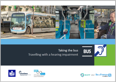 Bus guide hearing disability