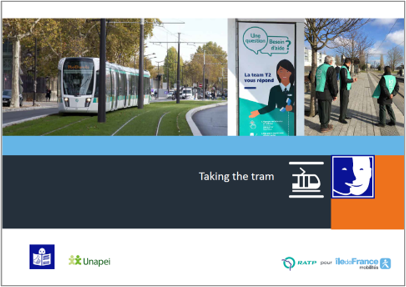 Tram guide mental disability