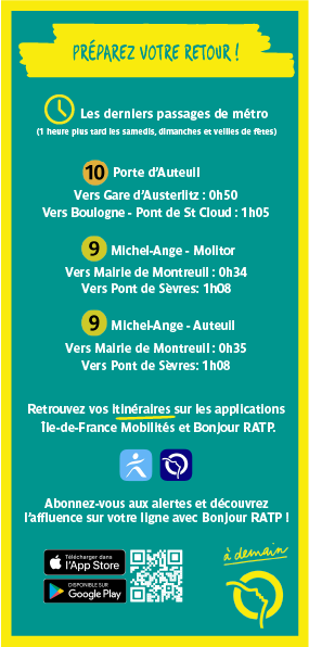 Préparez votre retour !