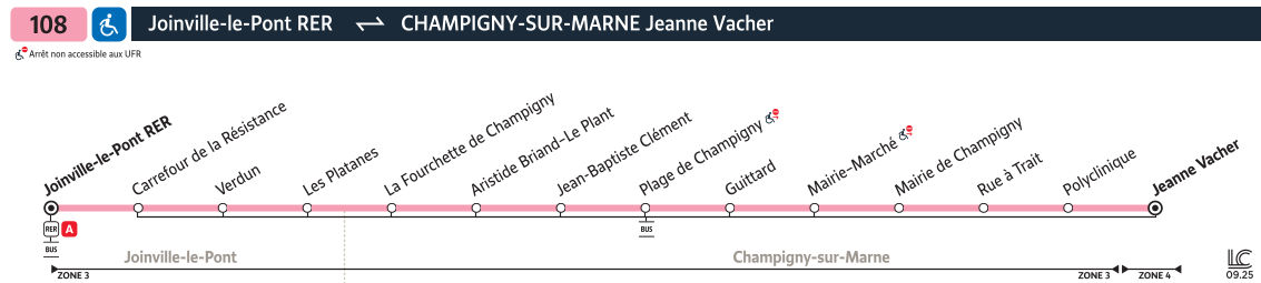 Plan busratp ligne 108, agrandir le plan