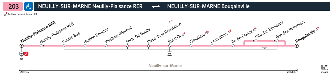 Plan busratp ligne 203, agrandir le plan
