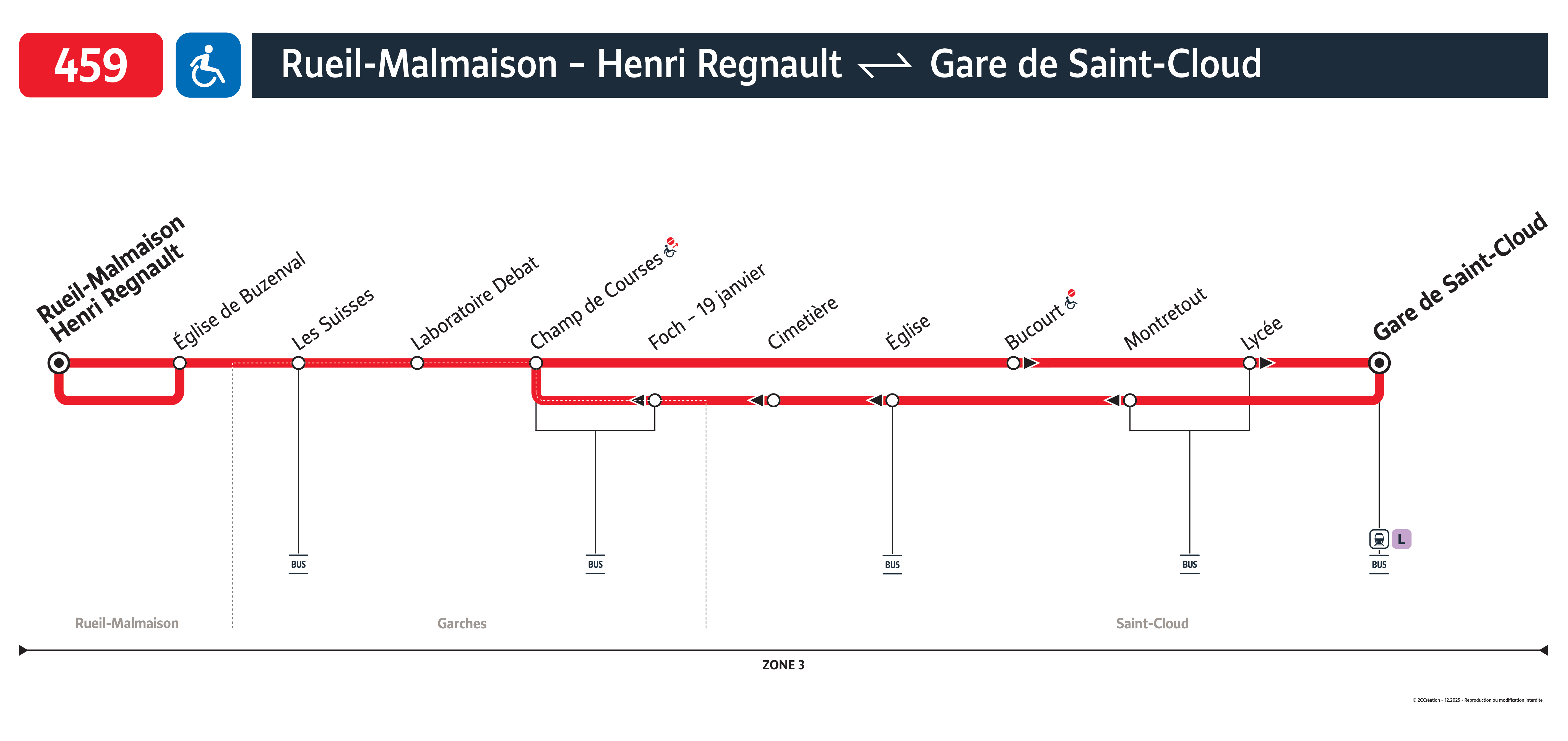 Plan busratp ligne 459, agrandir le plan