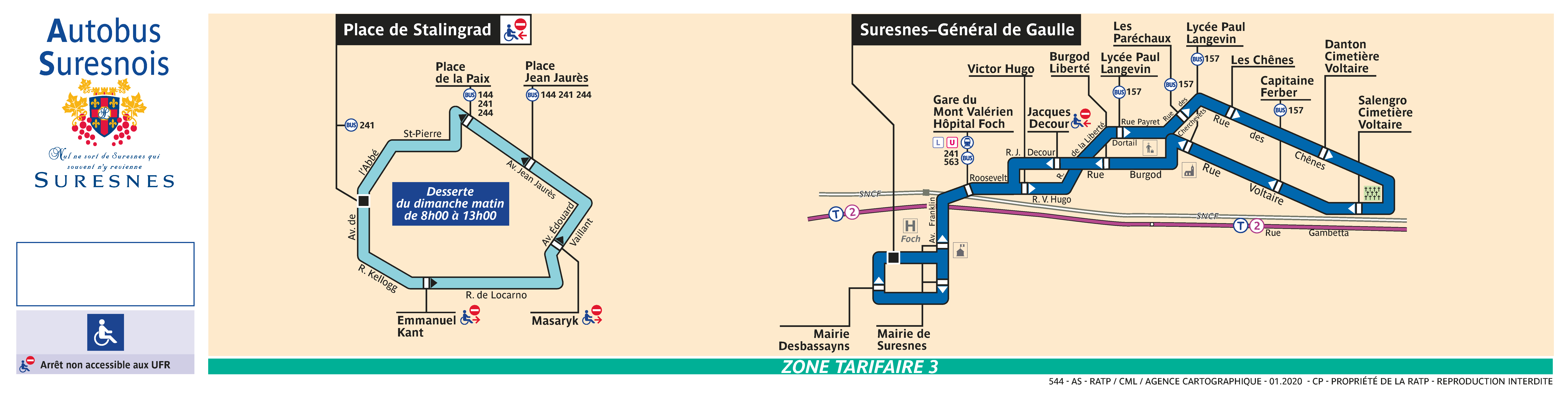 Plan busratp ligne as, agrandir le plan