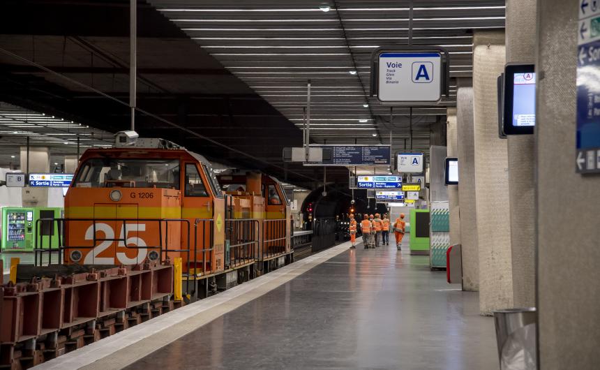 train travaux