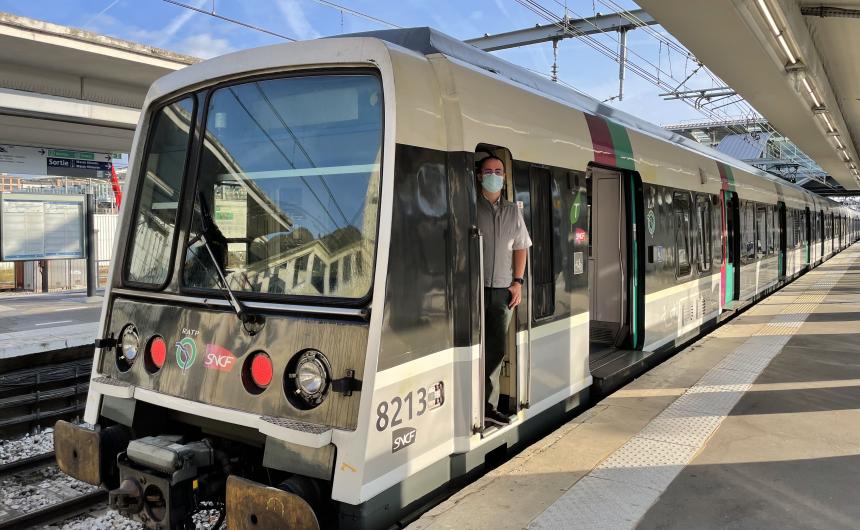 Eric agent de conduite sur le RER B