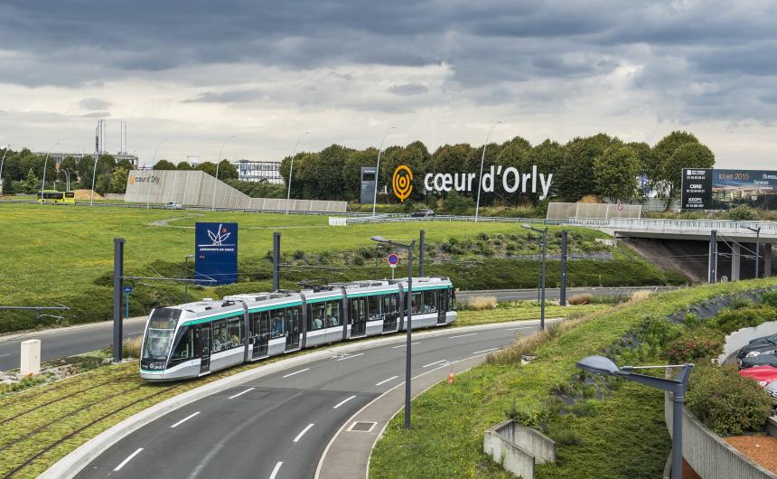 tramway en circulation