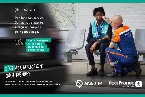 La RATP et Île-de-France Mobilités se mobilisent contre les agressions envers les agents