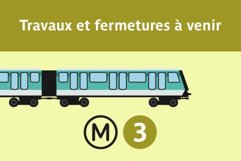 Metro line 3: works and closures