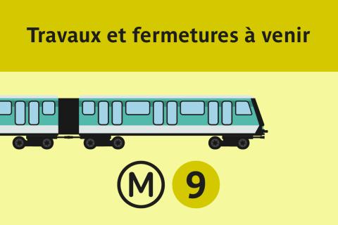 Metro Line 9: works and closures